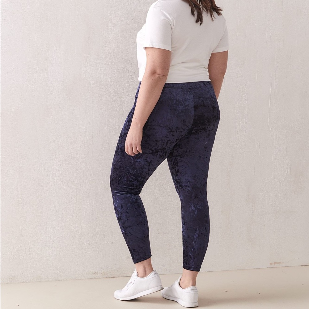 Love & Legend Black Velvet Leggings